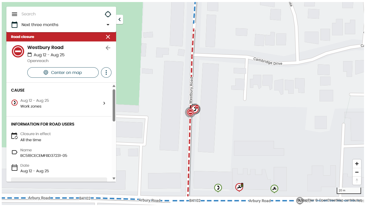 Road Closure